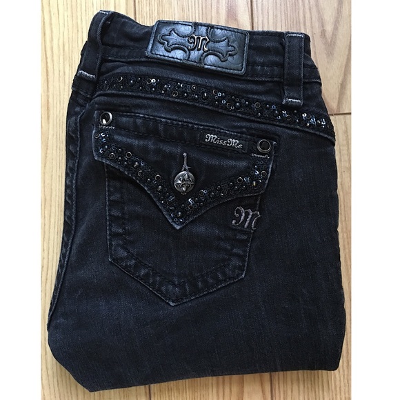Miss Me Denim - MISS ME FLIRTY FABULOUS MID-RISE SKINNY JEANS